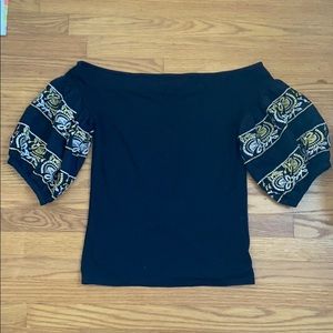 Free People Embroidered Top
